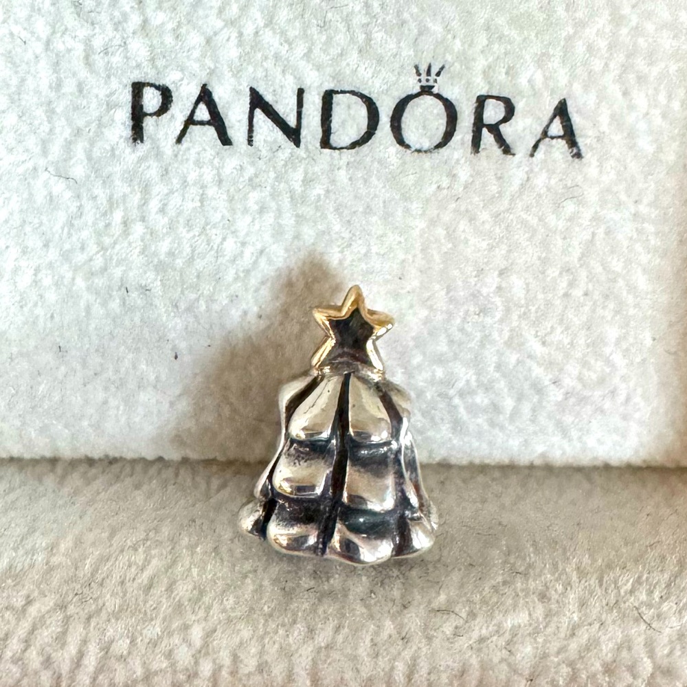 Pandora Christmas Tree with 14k Gold Star Charm